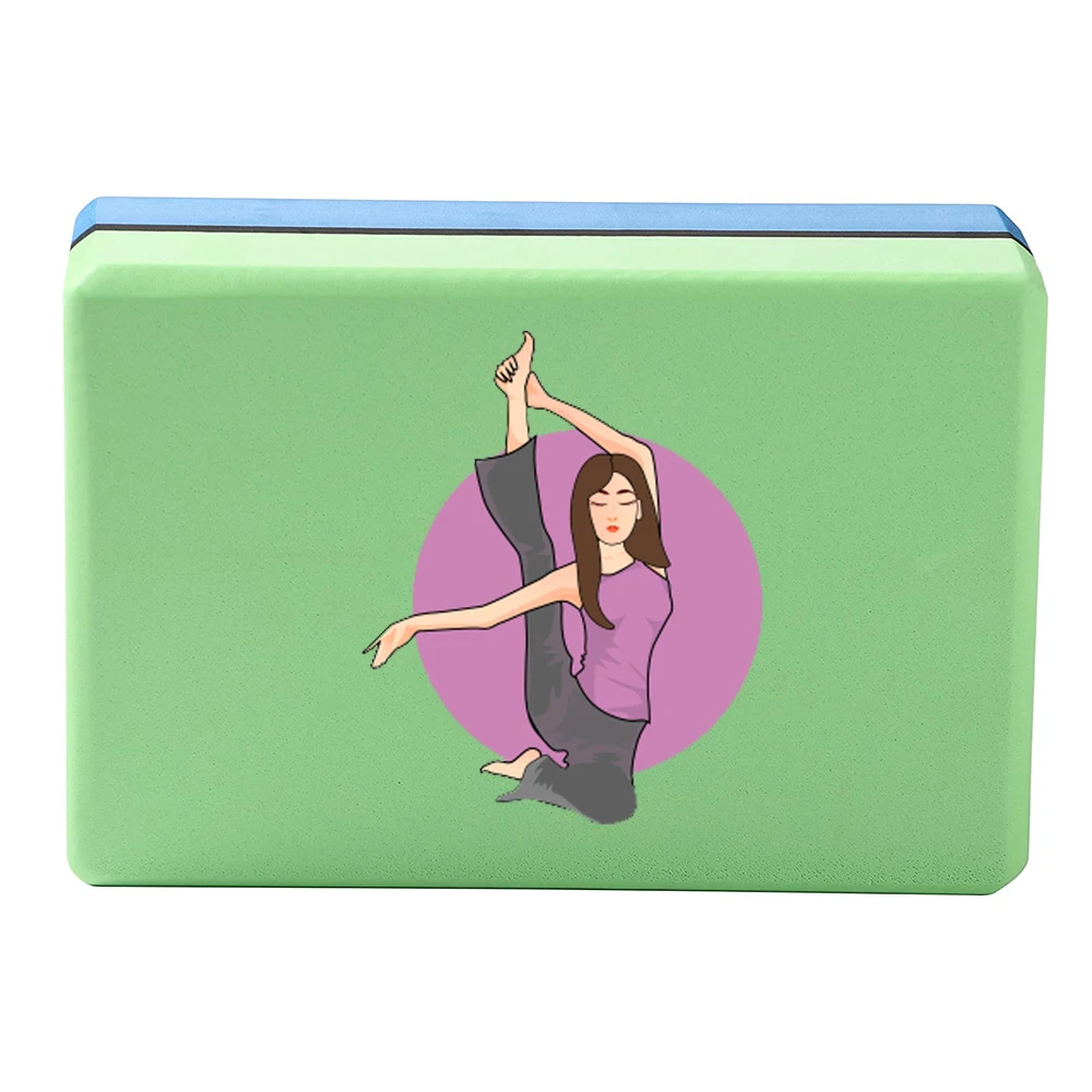 Custom High Premium Density EVA Foam Yoga Blocks 550g Eco Friendly