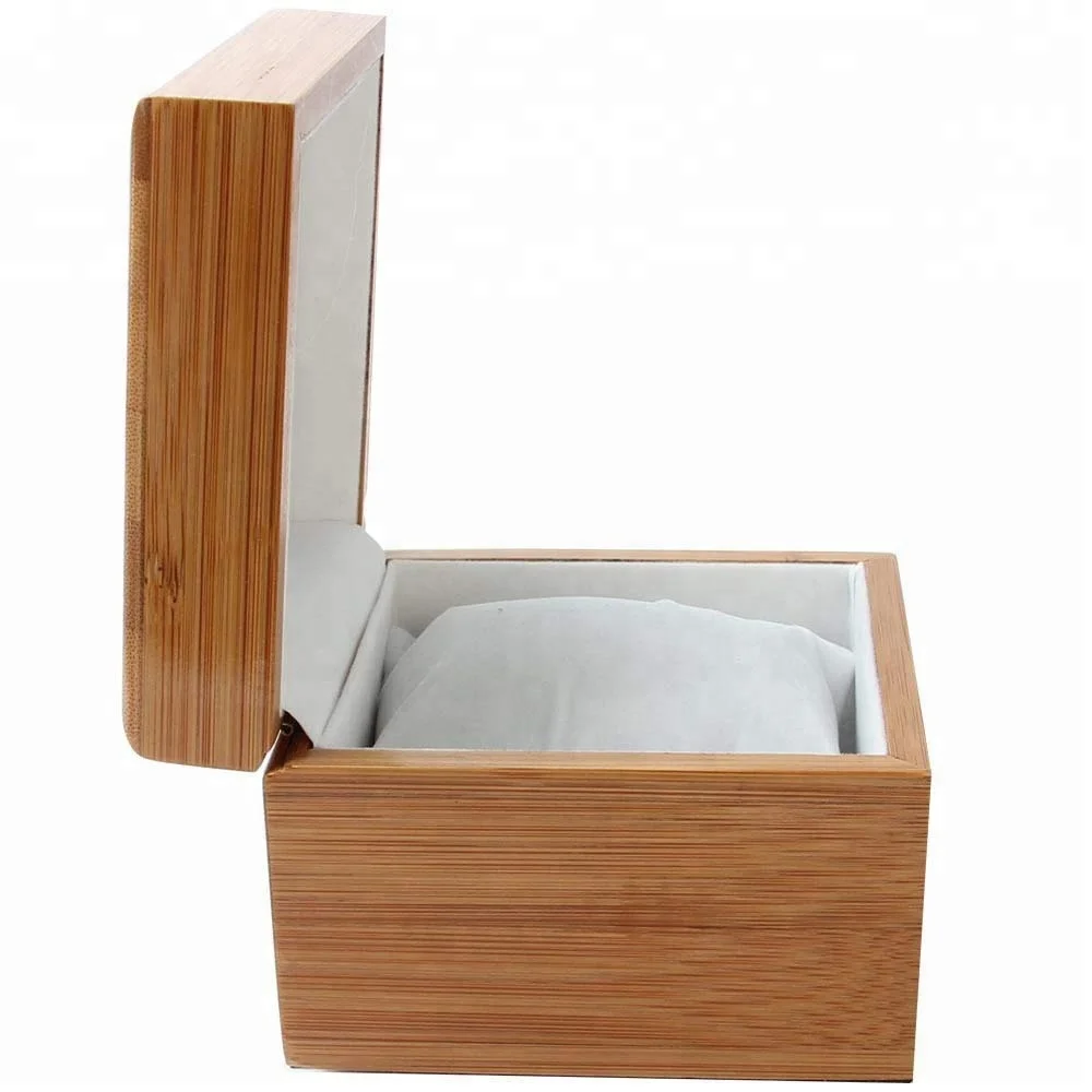 10 slot   bamboo gift box packaging  glass acrylic display box watch wood
