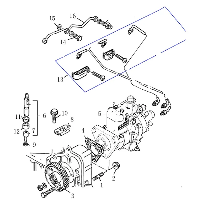 LOVOL Lubricating Oil pump T73002100 Lubricating Oil Pump Assy.T2314H005 T2314J013 T2314H004 T2314H006 T0095315 Screw