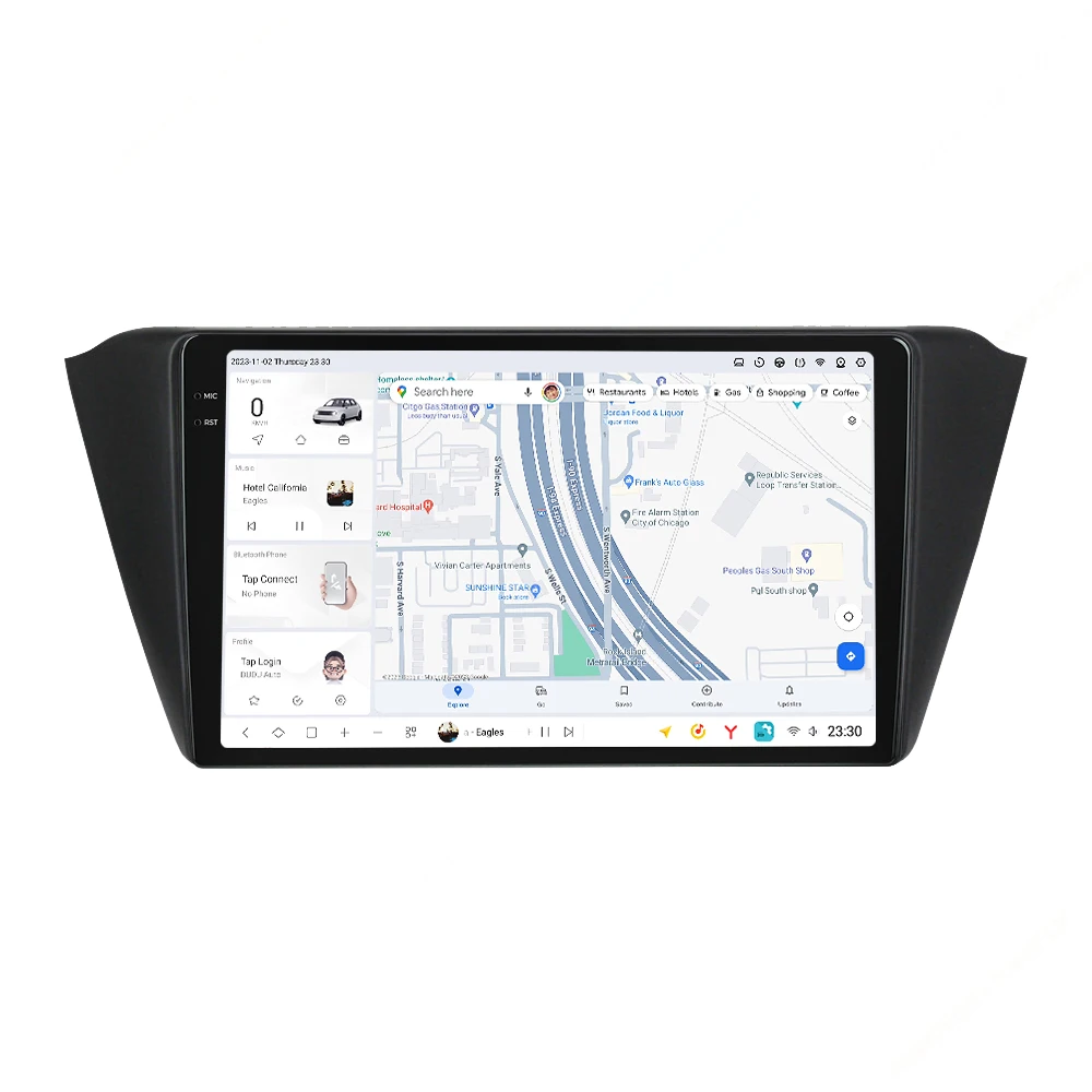 DUDUAUTO 2K 8-ядерный Android 13 автомобильный радиоприемник для Skoda Fabia 3 2015-2019 мультимедийный видеоплеер стерео GPS навигация DSP