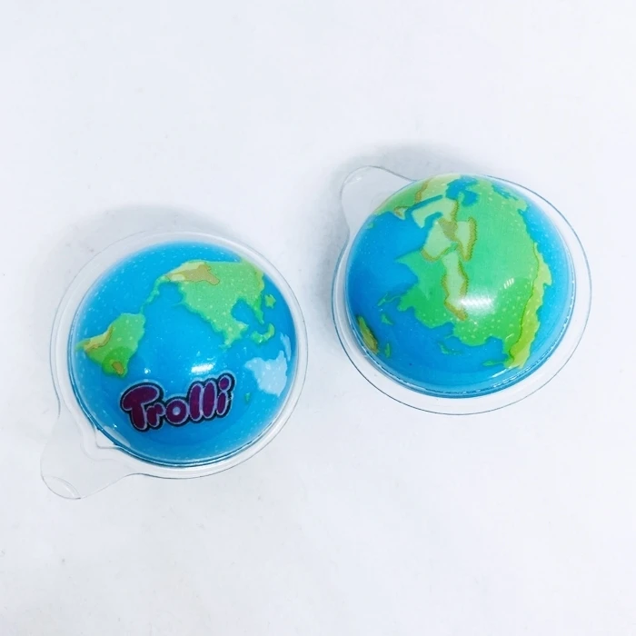 Взрывающиеся конфеты с изображением планеты, земли, желе