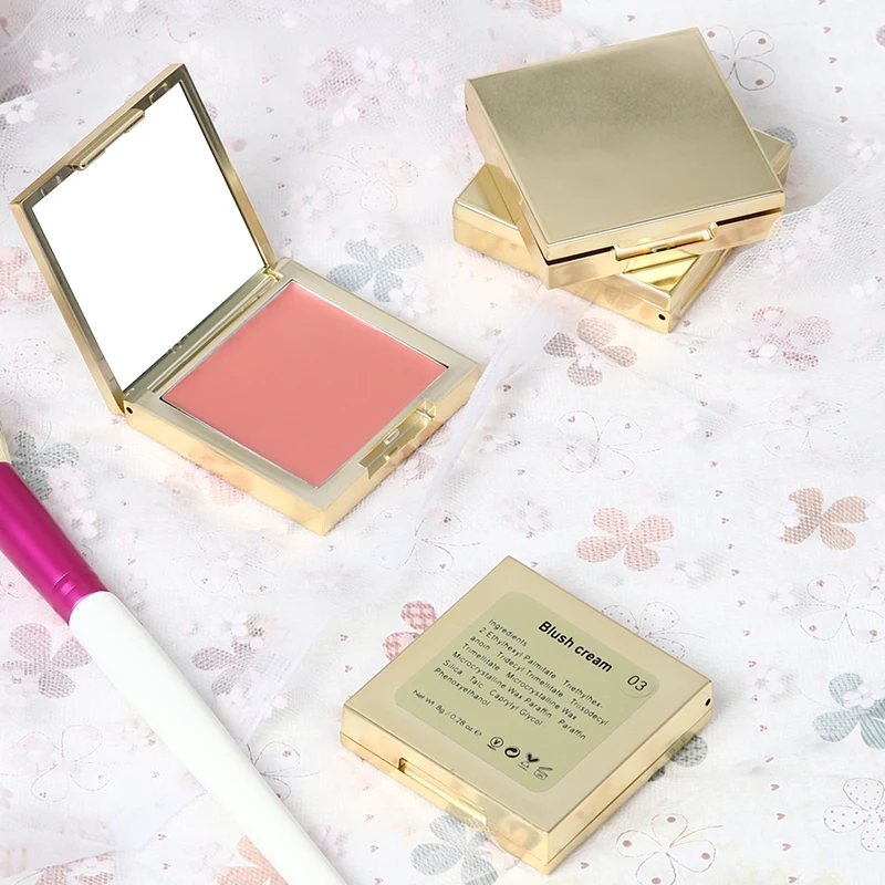 Новинка 2021, модные Кремовые румяна без логотипа