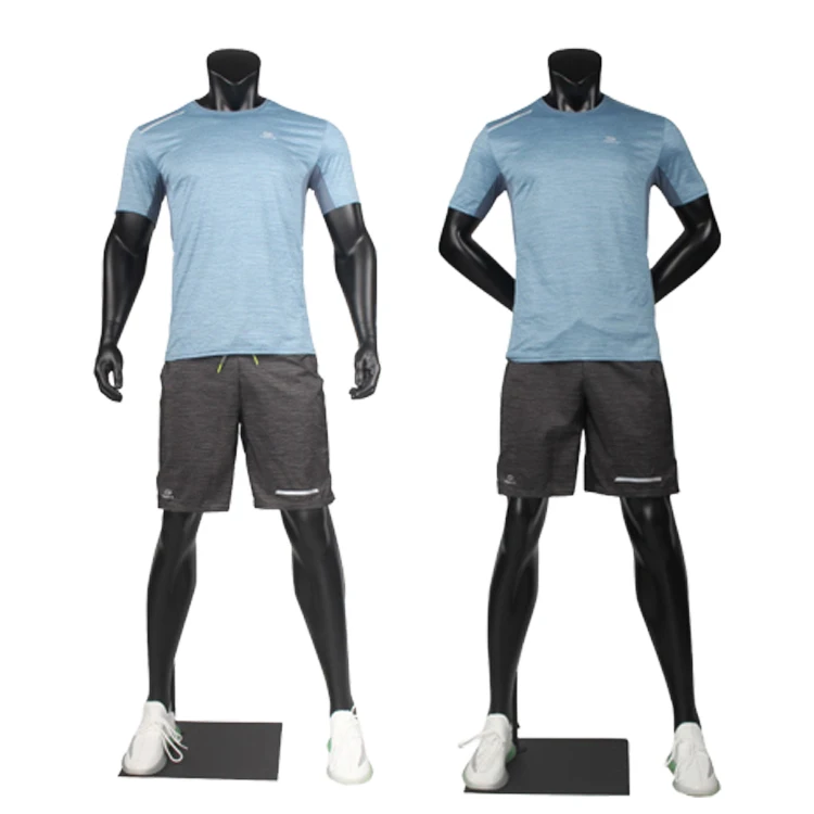 headless sporting muscle manikin male mannequin with hands on back