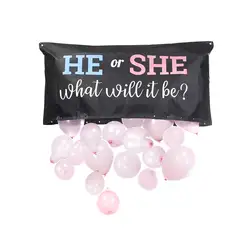 Gender Reveal Smoke Cannon Ideas Baby Shower Gender Reveal Balloon Drop Bag Gender Reveal Party Supplies