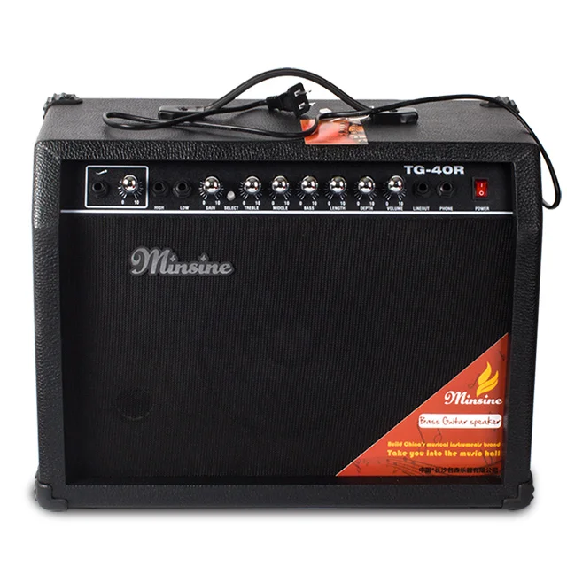 Завод OEM Minsine TG40 оптовая продажа 40 ватт Лидер продаж электрогитарный привод усилитель