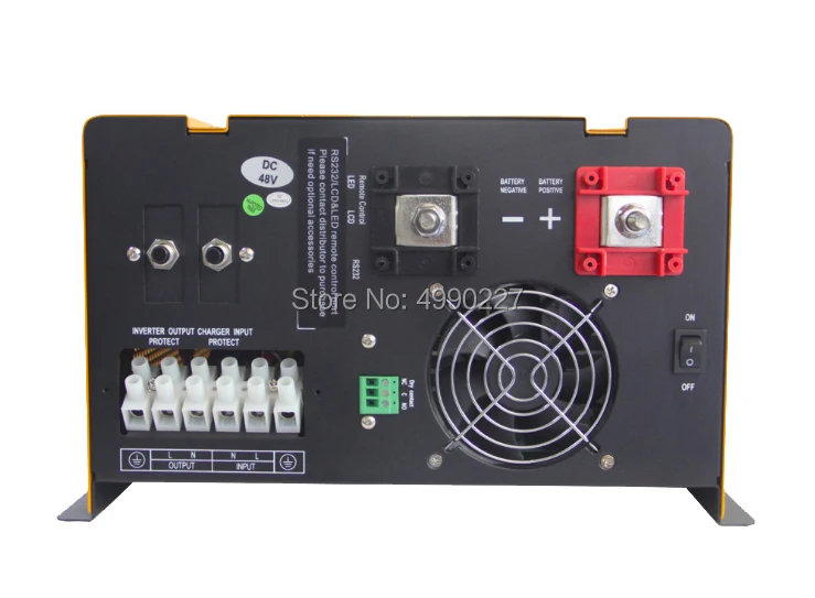 RP6000W 24V/48VDC до 220V/230VAC-регулируемым приводом 50Гц 60Гц ИБП солнечная энергия инвертор с тороидальным трансформатором и низкое энергопотребление