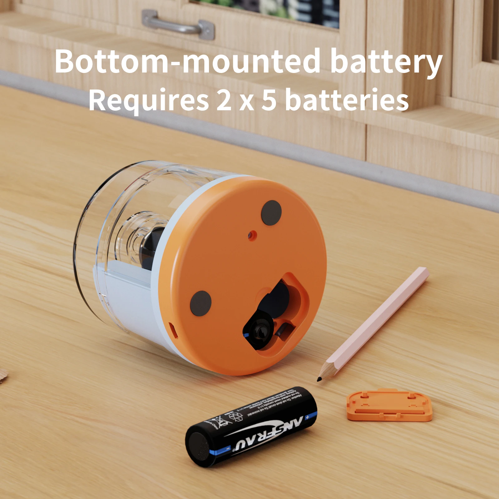 Rechargeable Battery Operated Auto-start Function Pencil Sharpener