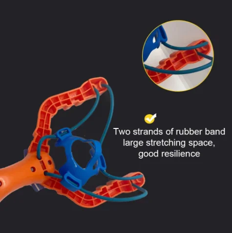 Wholesale Custom Outdoor Winter Sports Toy Plastic Slingshot Snowball Blaster