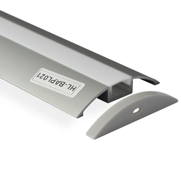 Flat Aluminum led profile for cabinet light