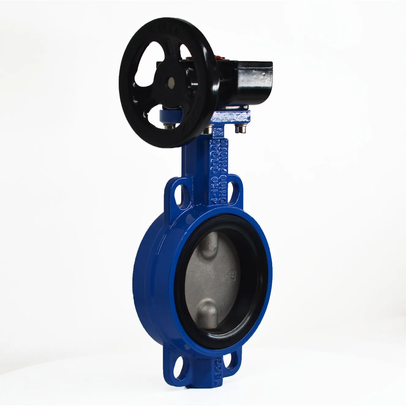 
Good quality MEDIUM PRESSURE WORM GEAR WAFER TYPE DUCTILE IRON BUTTERFLY VALVE price 