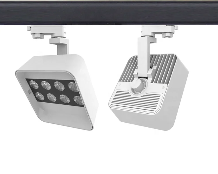 Square Wall Washer 30W Museum Gallery Light Sharp Shapeable LED Track Light with SAA CE RoHS