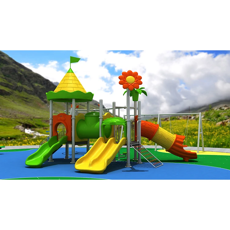 High Quality Outdoor Playsets Children Including Slides Me-JMQ-1841A School Park Play Equipment Manufacturer Plastic Material