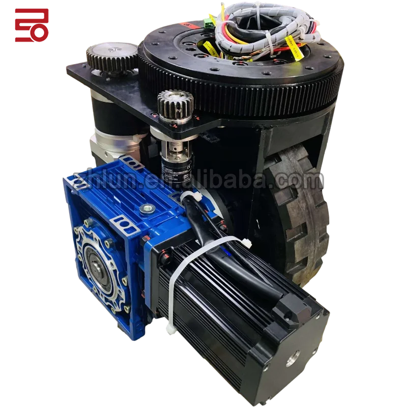 Колеса ZL-490 zhlun Heavy Duty с бесщеточным двигателем AGV приводное колесо с контроллером