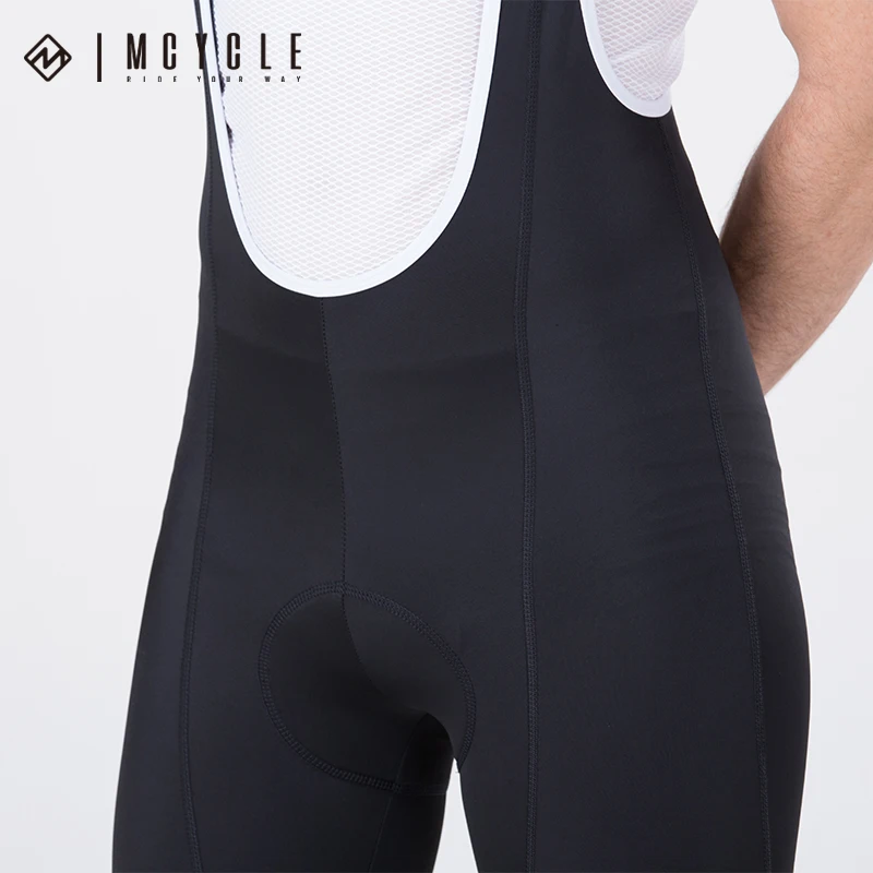 Mcycle Custom Bicycle Long Bib Tights Breathable Bike Pants Compression Men Cycling Bib Pants For Comfortable Riding Short