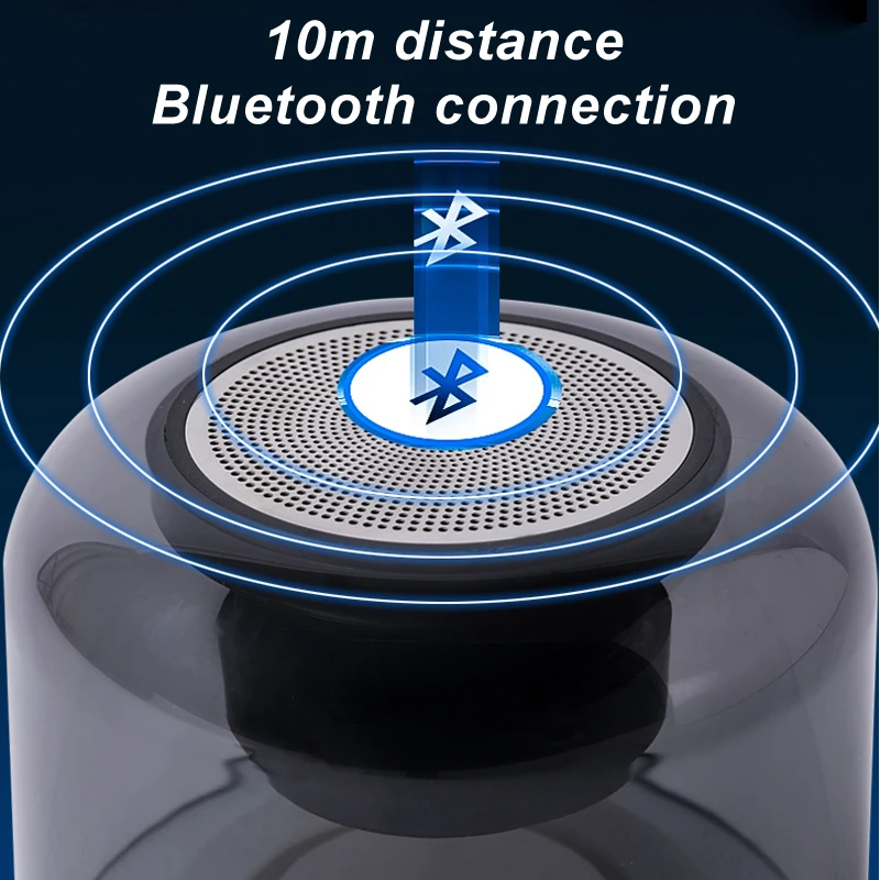 JY-02 Transparent light 2.1 channel 20W high power wireless speaker