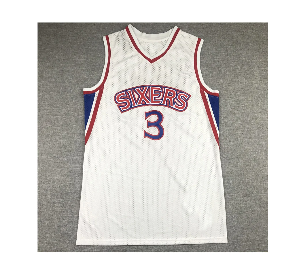 
Iverson black and white basketball jerseys, Iverson No. 3 Hoyas jerseys, Iverson Georgetown University basketball jerseys 