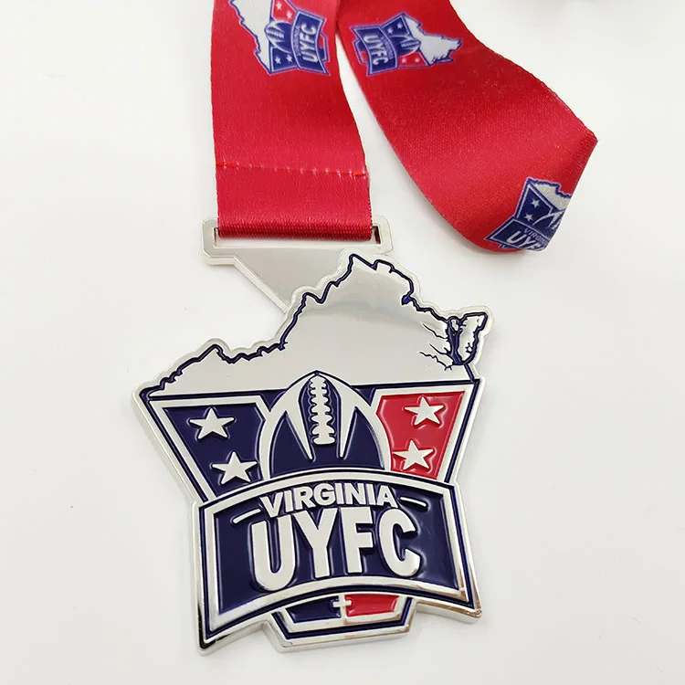 Custom  Baseball Volleyball Basketball Football Soccer Sport Metal  Medals