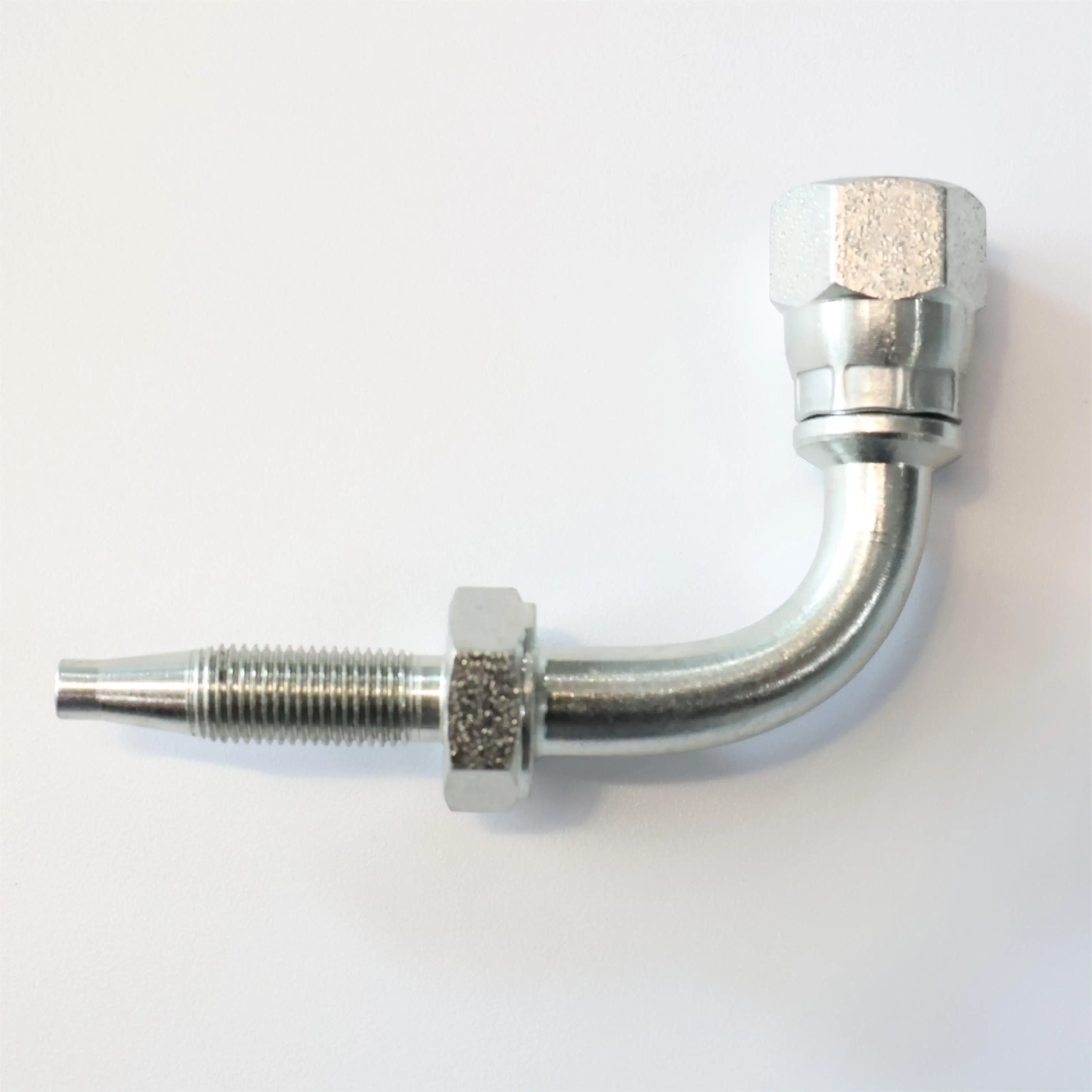 JIS/komatsu Carbon Steel Hydraulic Tube Hose Thread Pipe Reusable Fitting High Pressure  Swivel 90 Degree Ferrule Nipple R1/R2