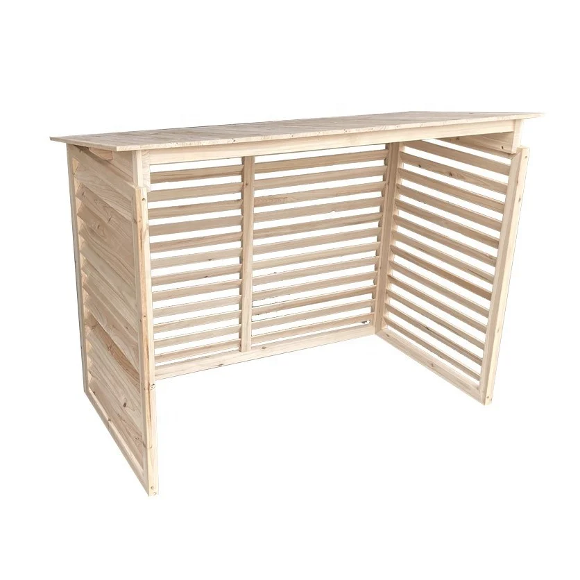 The best selling home air conditioner cover outdoor wooden wall air conditioner cover