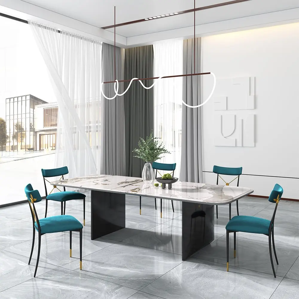 Низкая цена Лидер продаж бархатный обеденный стул Jonathan Adler современный дизайн черный и латунный металлический каркас элегантный для отдыха