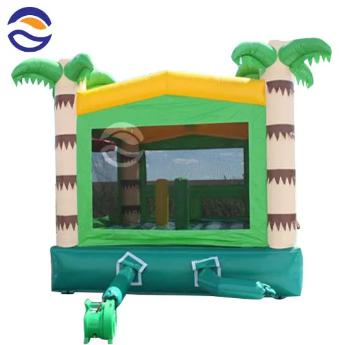 Palm Tree Castillos Inflatables Jumping Castle Bouncer Hause Inflatable Jump Bounce House
