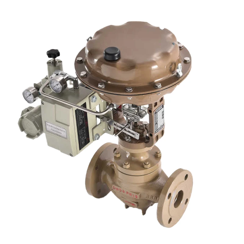 4inch Single Seat Temperature Flow Pneumatic Stop Valve Proportional Pressure Pneumatic Regulating Valve