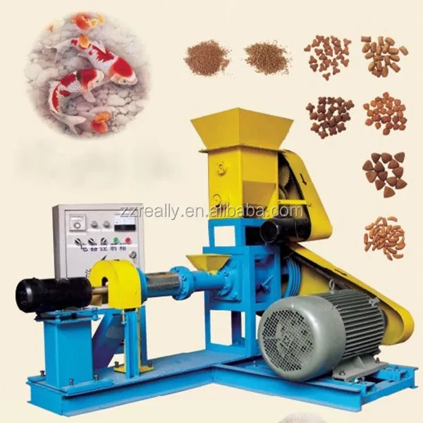 Various Models Floating Fish Feed Extruder Machine Pet Animal Feed Pellet Processing Machines Dry Dog Food Making Machine