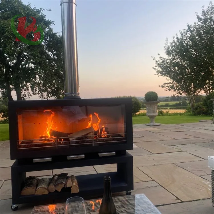 corten steel outdoor freestanding wood burning fireplace wood burning stoves fire pit small fireplace