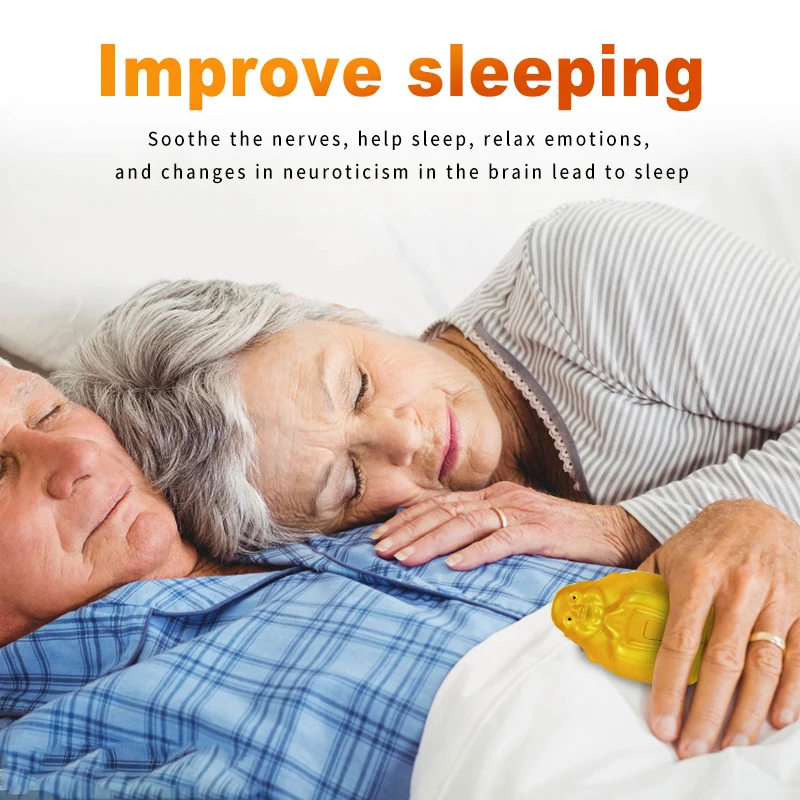 Latest Electric pulse massage Hand holding small sleep aid machine sleep helping device