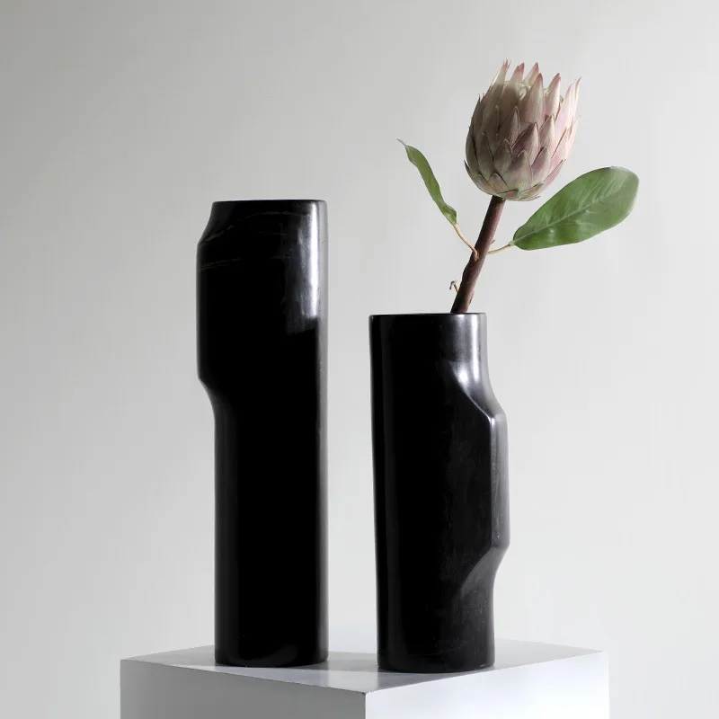 2024 Irregular Direct Sales From Manufacturers Marble Vase Price Pakistan Black Marble Vases Reusable