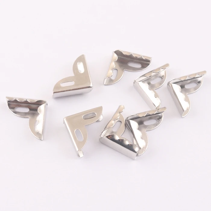 Small Decorative Metal Book Corner Protector for Album Menu Diary Cover
