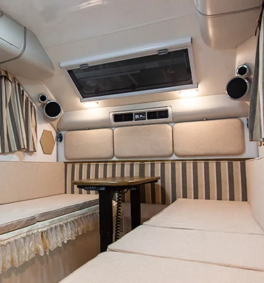 Quality Supplier Applicable Independent Suspensions Off-Road Caravans Camp RV Caravans For Sale In China With Aircon