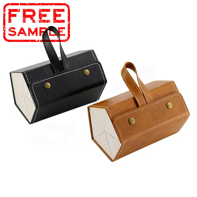 Изготовленным на заказ логосом Оптовая торговля, в наличии, сумочка, кожзам, Многофункциональный Ювелирные изделия Солнцезащитные очки солнцезащитные очки мульти-решетки Подарочная коробка для хранения Организатор