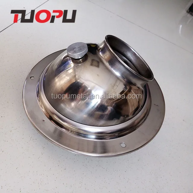 Wall mounted cowl vent,building cowl vent,stainless steel ceiling cowl vent head