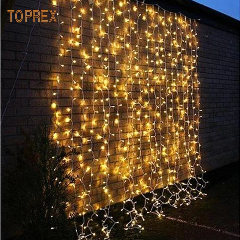 3x3m 900 leds curtain light garland for indoor and outdoor Anniversary wedding events decoration