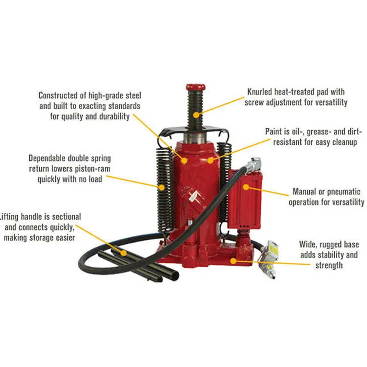 
Hydraulic Air Service Lifting Tools 20Ton Bottle Jack 