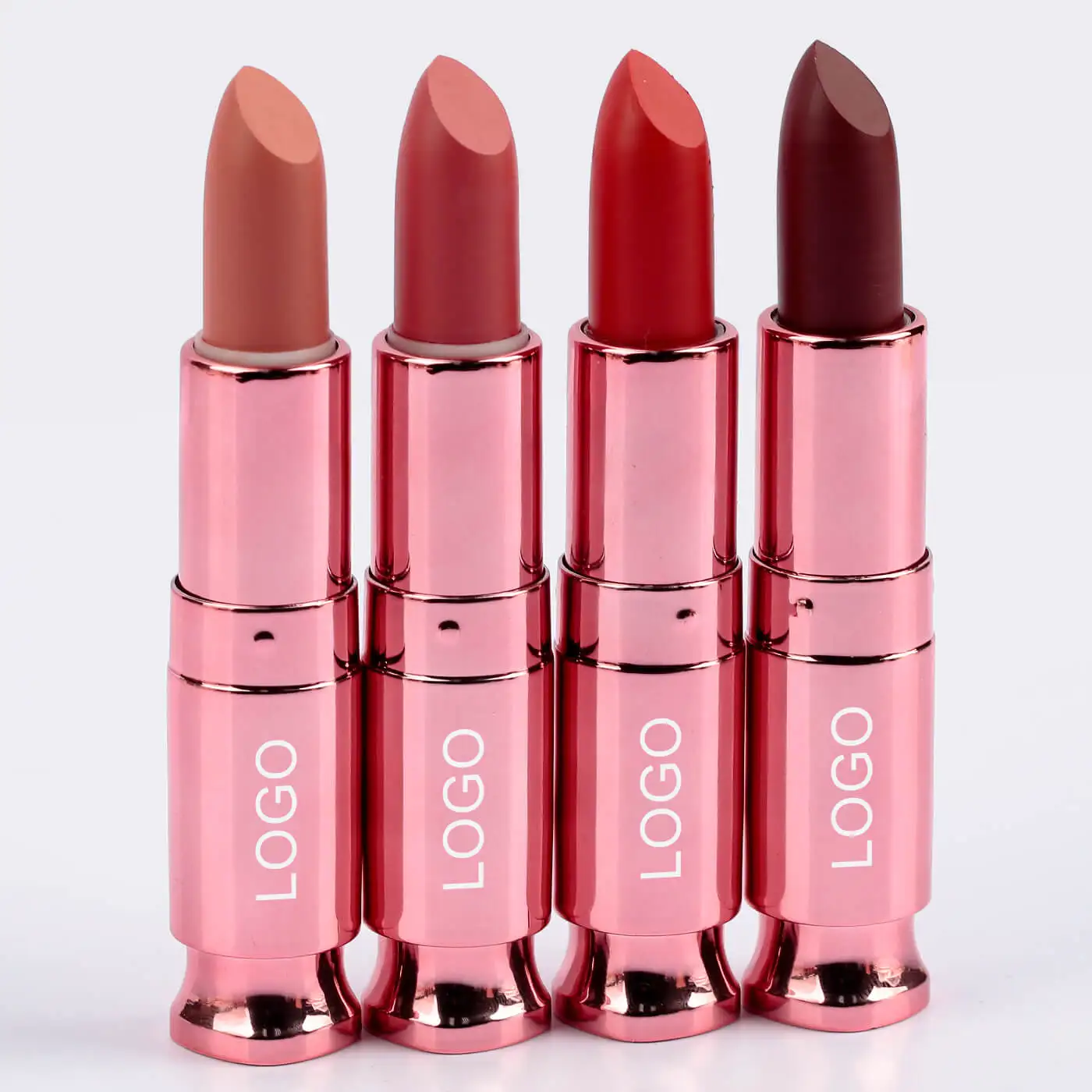 OEM ODM private label charm pink bullet lipstick matte lipstick with cover tube long lasting waterproof