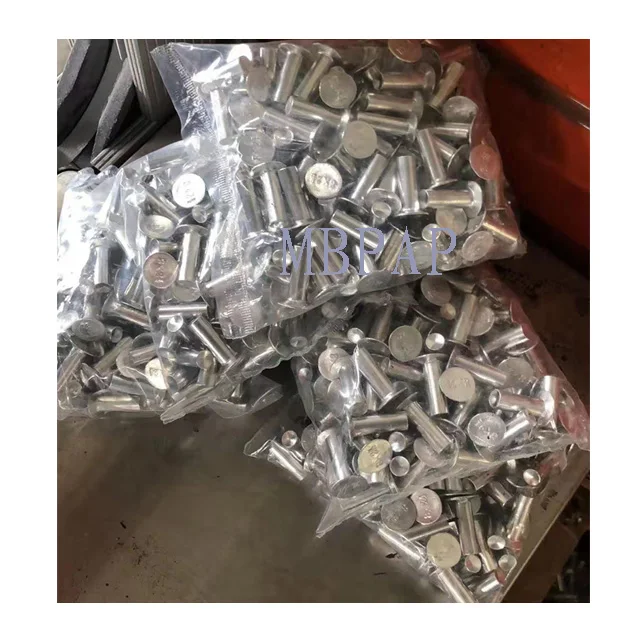 Алюминиевые заклепки тормозной подкладки 6*20 8*20 заклепки тормозной колодки