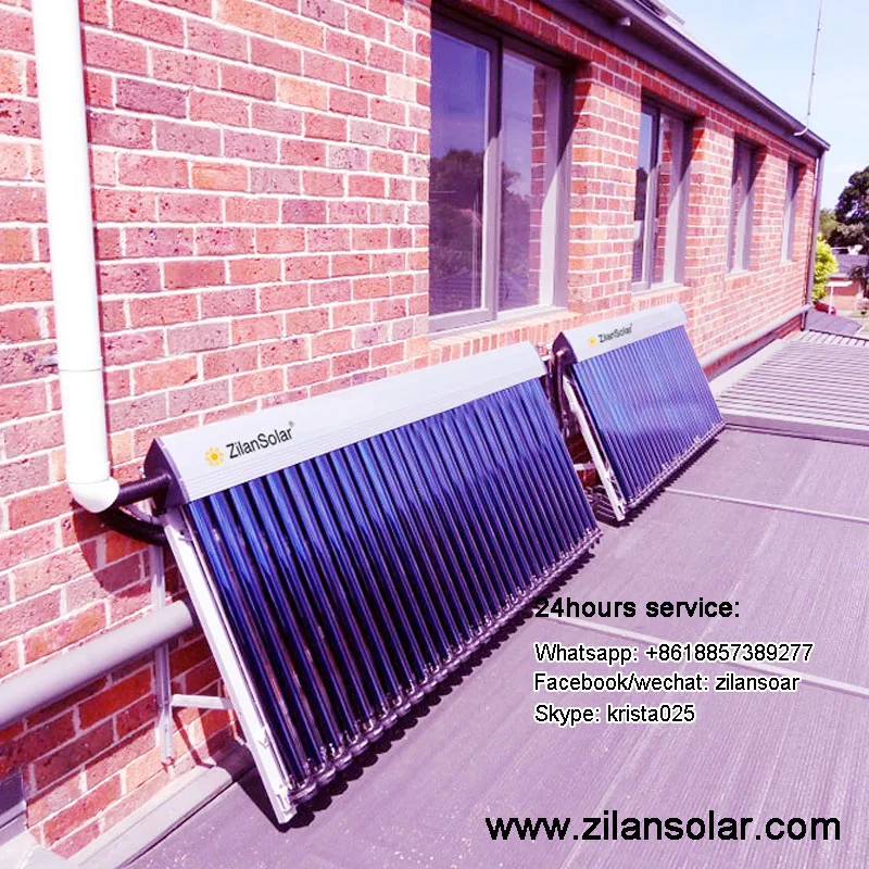 Balcony solar thermal collector