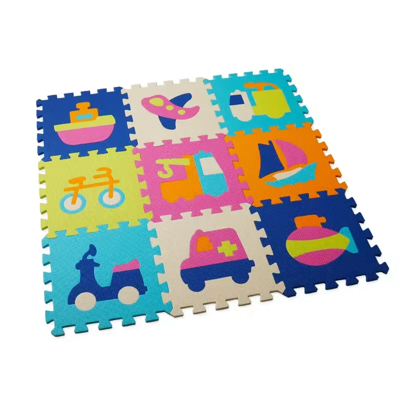 Soft Non-Toxic Foam Baby Play Mat Toddler Play Mat Colorful Interlocking Jigsaw Puzzle Mat for Floor