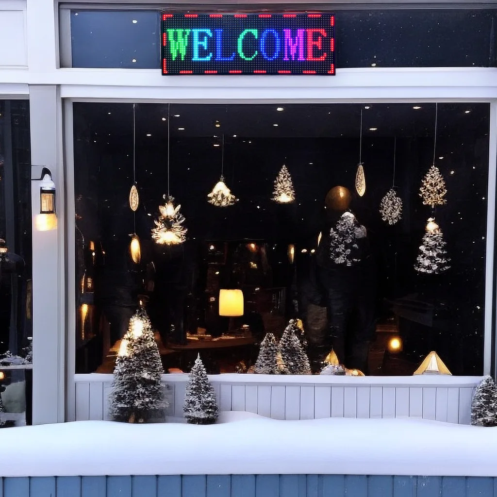 Программируемый наружный цифровой светодиодный знак экран пользовательская прокрутка слов Usb Wifi освещение для мобильного телефона и Windows