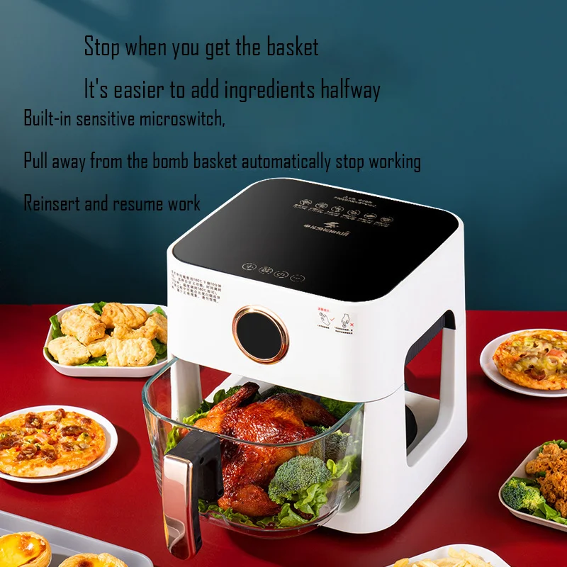 Visual air fryer home multi-function intelligent chip machine automatic electric fryer