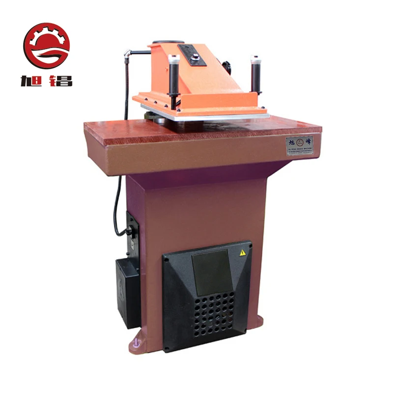 22T hydraulic swing arm sole cutting press machine for leather  production