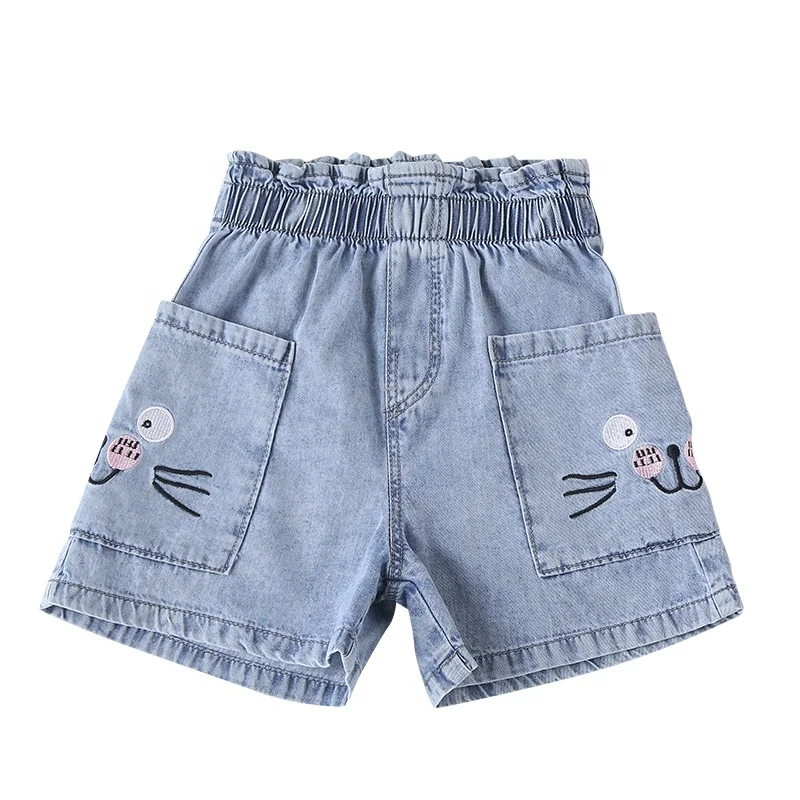 
Wholesale Cotton Icing Girls Ruffle Shorts Boutique Clothing Kids Baby Designer Girls Shorts Casual Custom OEM Sea Hot Spandex 