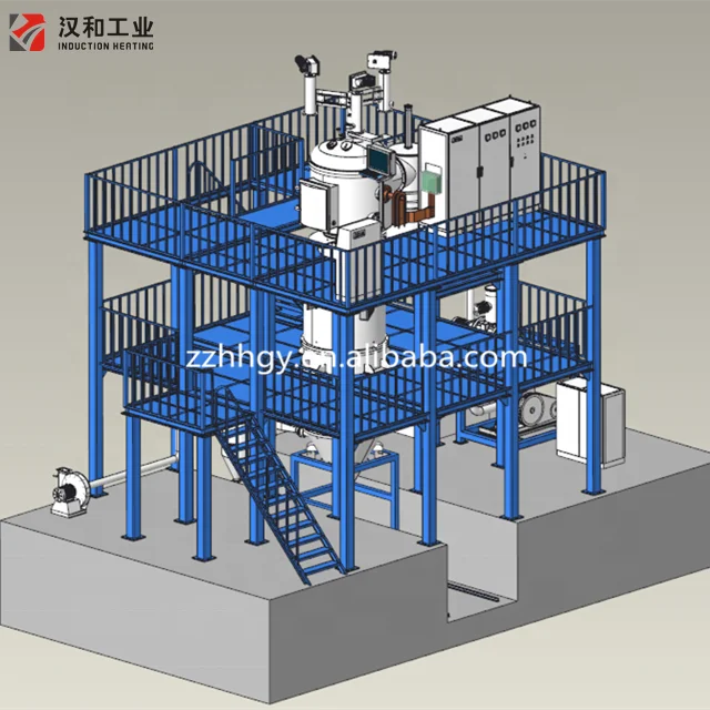 
 25 кг Сферический металлический порошковой металлургии Индукционная Вакуумная Оборудование распыливания газа  