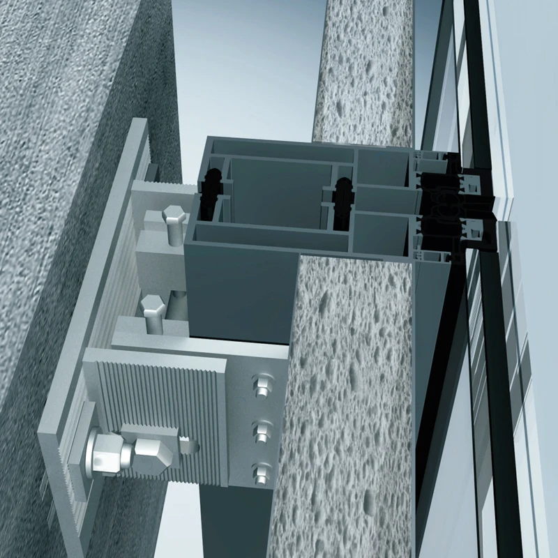 Aluminium United Curtain Wall Design