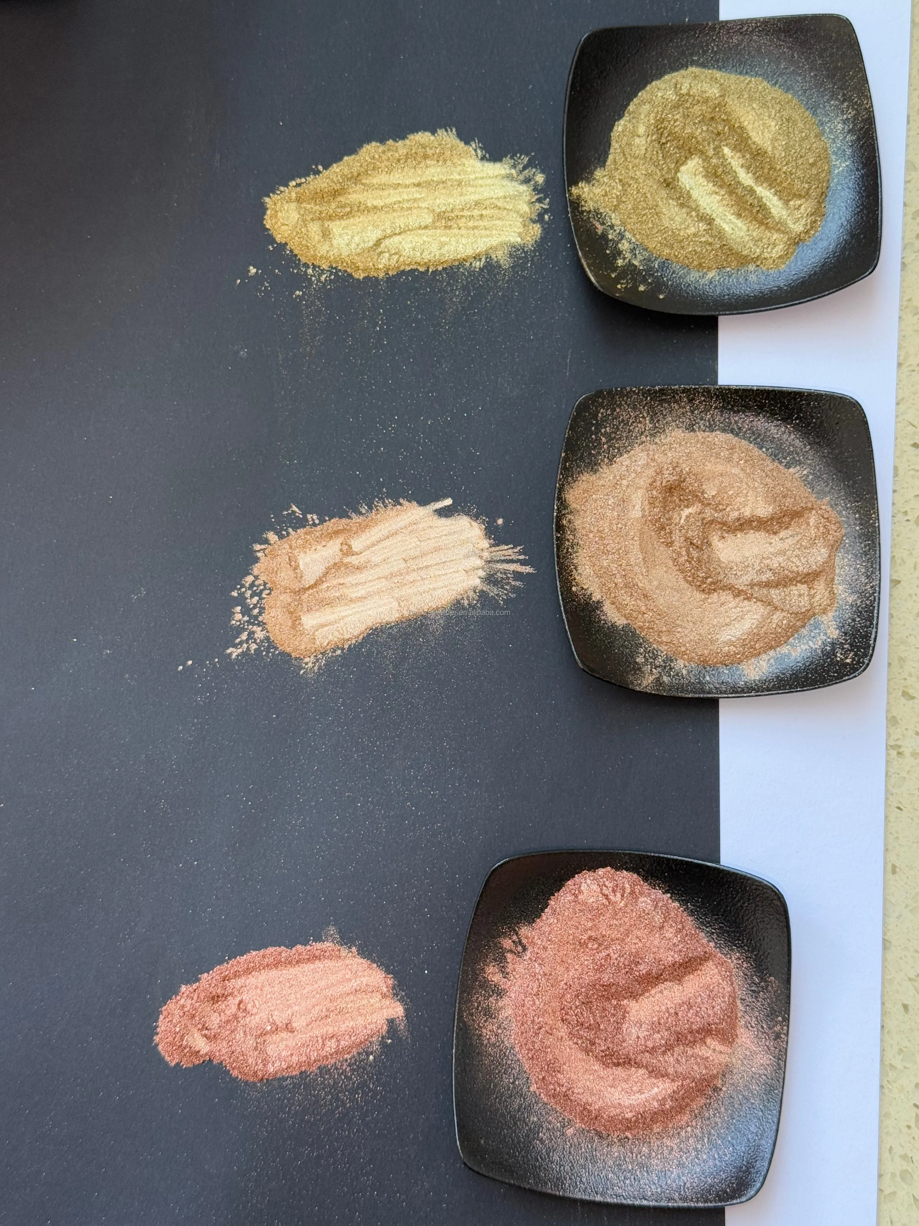 GOLD DIAMOND Pearlescent Ceramic Pigment Powder Fantastic Vision Effects with Sunshine Resistance Exterior Wall Coating Paints