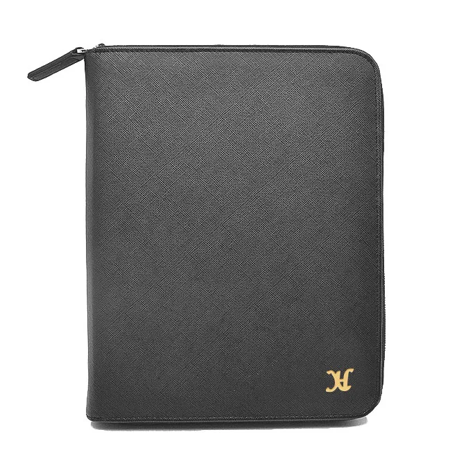 Luxury High Quality Tablet Laptop Padfolio Case Briefcase Credit Business Card Office Notebook Portfolio Folder