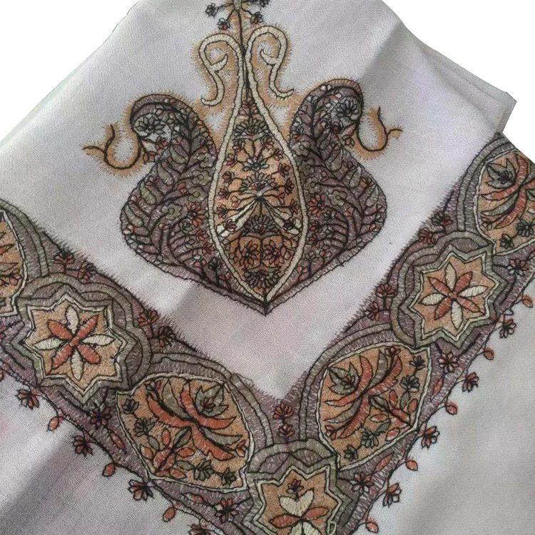Dubai Arabia Embroidery Hijab Scarf For Men Cheap Polyester Yemen Scarf
