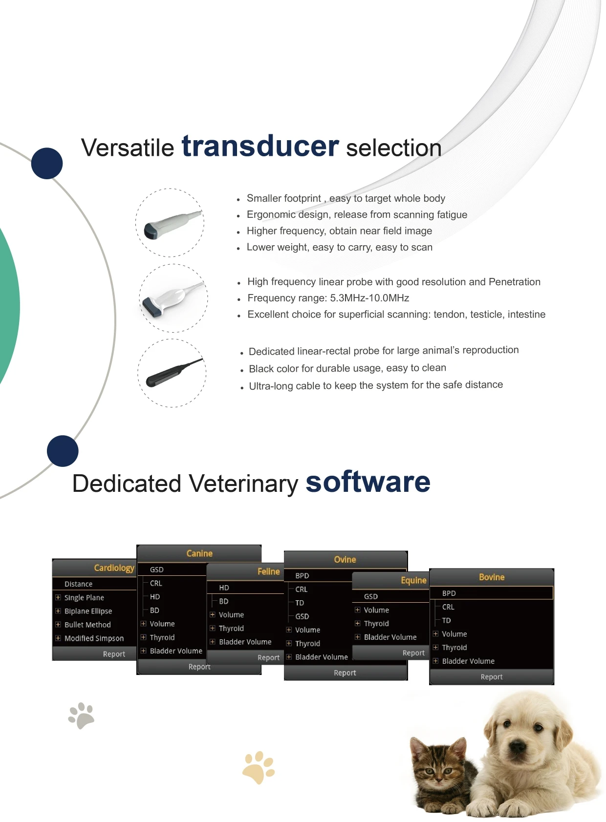 Ультразвуковой аппарат для комплексного лечения животных